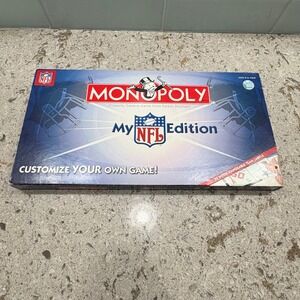 Monopoly NFL Edition‎ Customize Your Own Game! Property Trading Parker Preowned